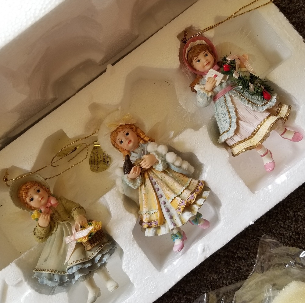 "Turn of the century Angel ornaments"